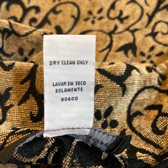 Sag harbor button up knit jacket camel with black design size 10 24-141 - Picture 9 of 9